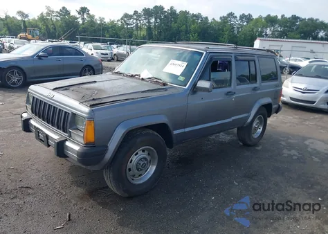 1990 Jeep Cherokee Pioneer из США, поврежденный, VIN 1J4FJ38L1LL129725